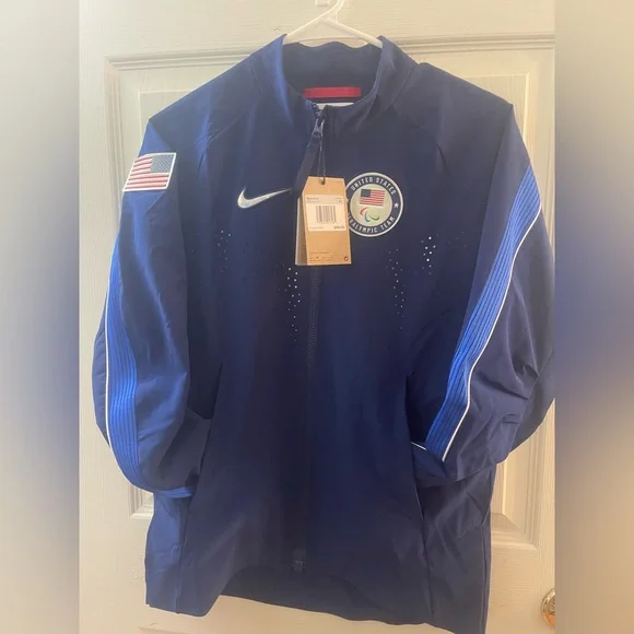 2024 Paris Nike Dri-fit ADV Full Zip Jacket Team USA Paralympics XS NEW - Picture 13 of 14